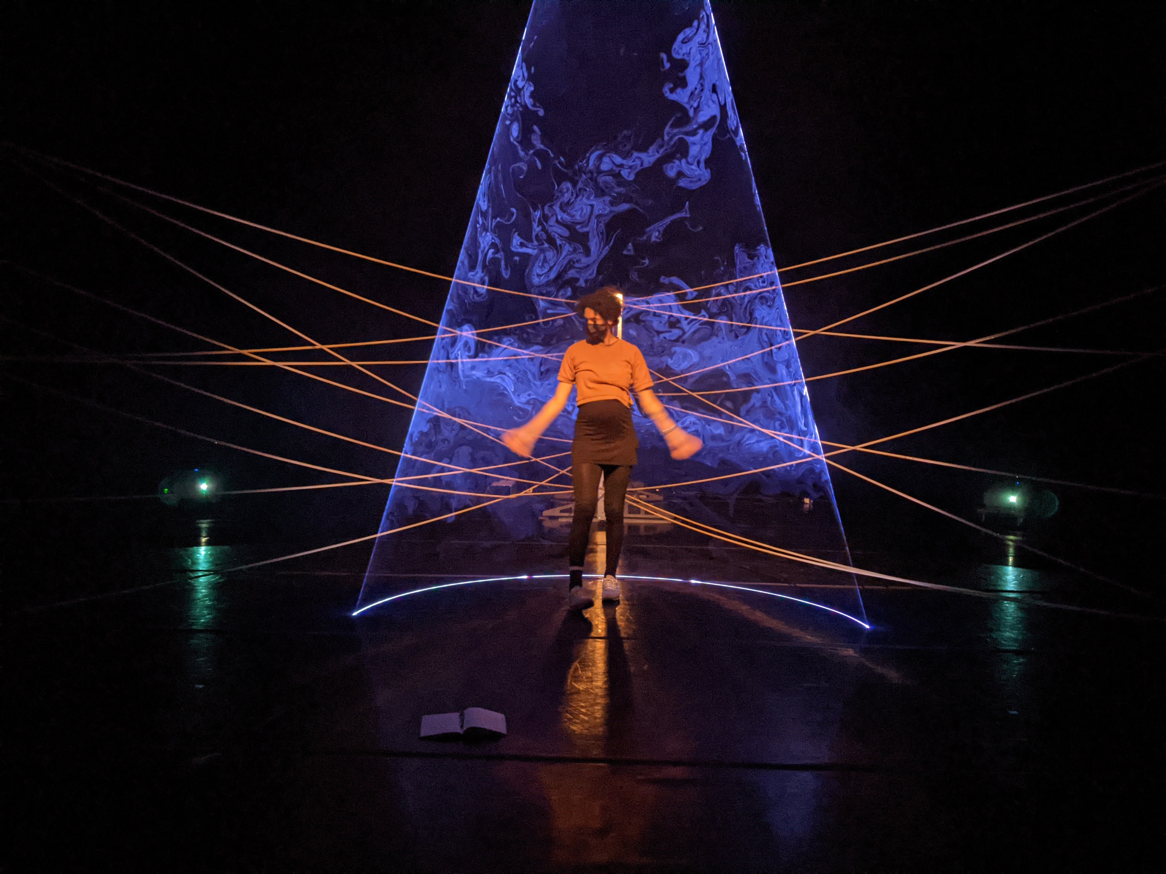 Laser et danse