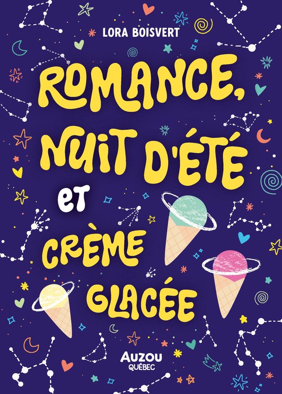 Couverture de Romance, nuit d'été et crème glacée